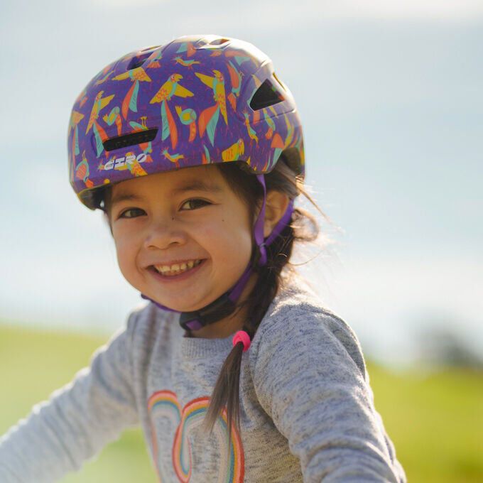 Giro Scamp II helmet in a kid Giro Scamp II helmet in a kid